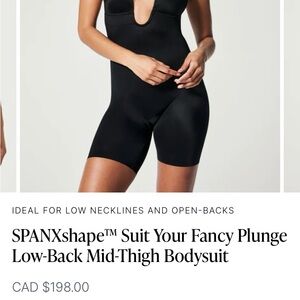 Spanx shape wear. Black. Brand new.
